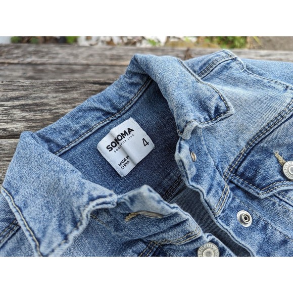 Jean Jacket kids size 4 like new! - Picture 3 of 4